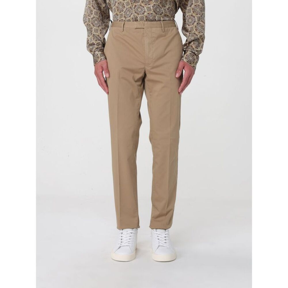 Pt Torino Men Stretch Cotton Chino Trousers Pt Torino
